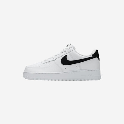 Nike Air Force 1 Low '07 White Black Pebbled Leather