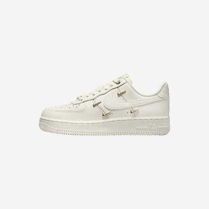 Nike Air Force 1 '07 LX CN Sail Gold Mini Swooshes (Women's)