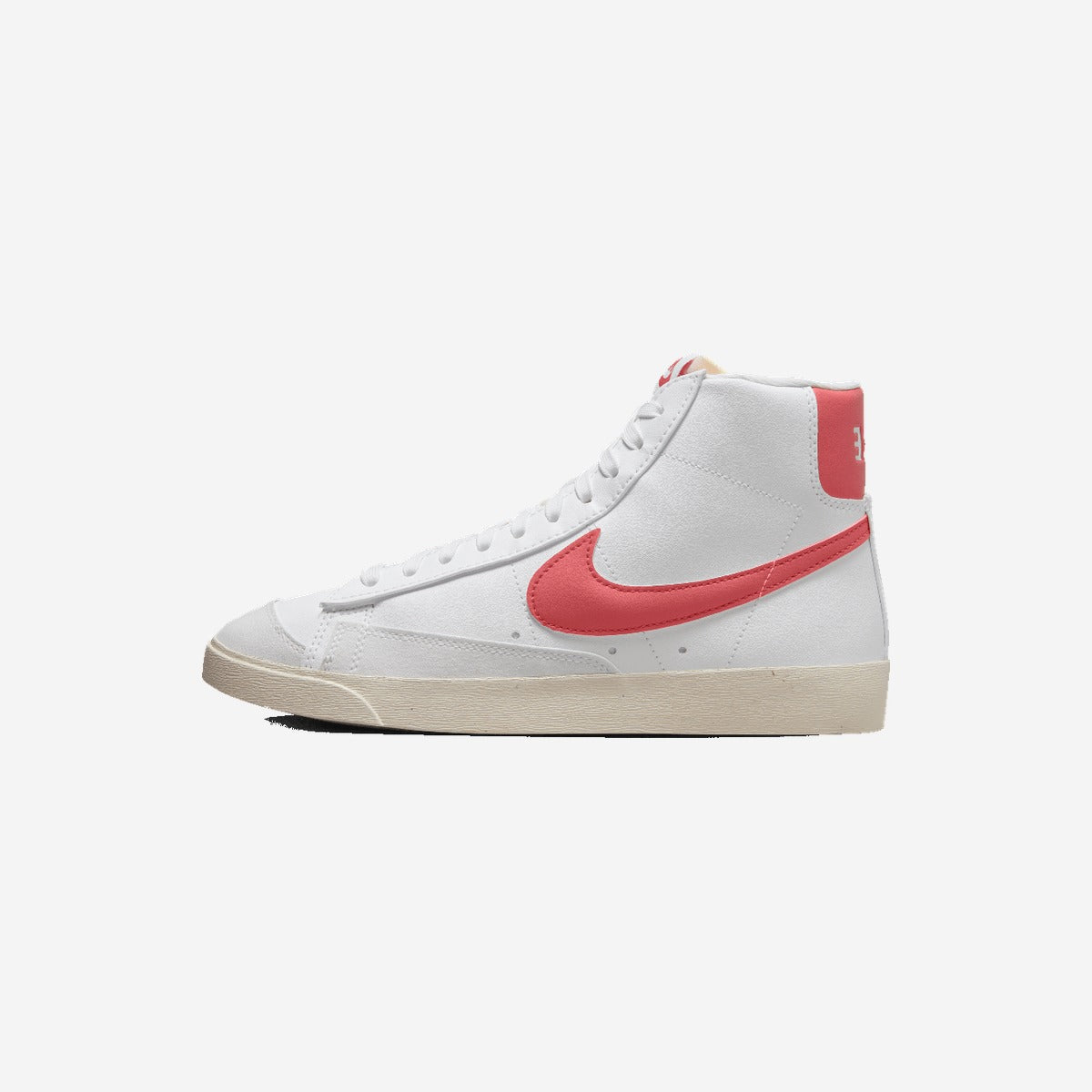 Nike Blazer Mid '77 Women's Shoes White/Red Stardust/Sail/Adobe