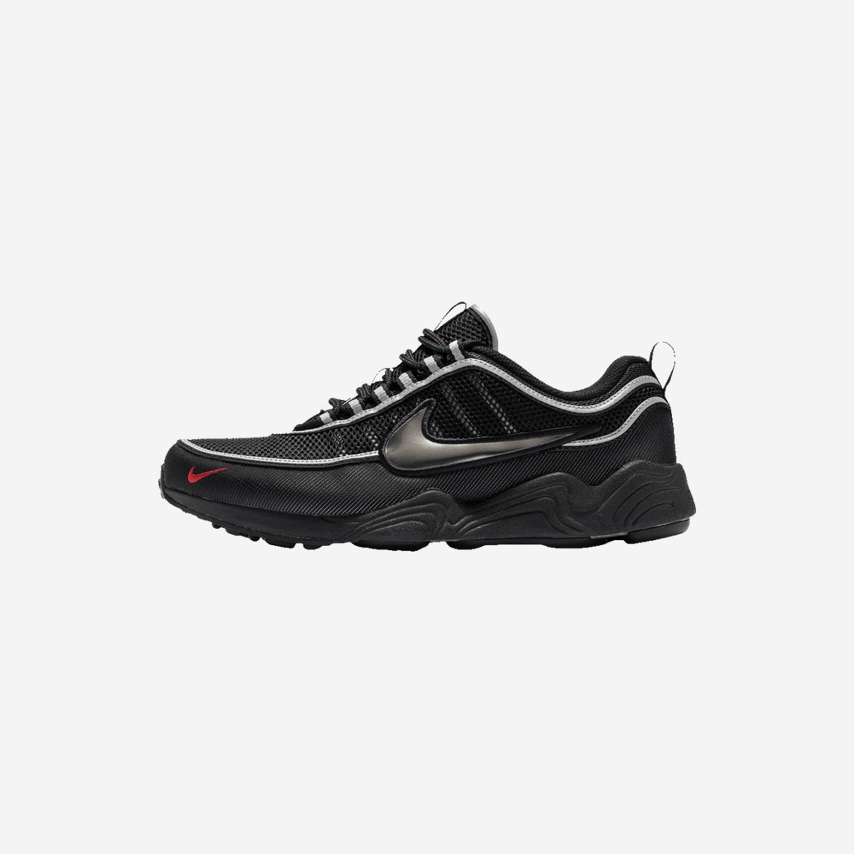 Nike Air Zoom Spiridon Black Metallic Silver