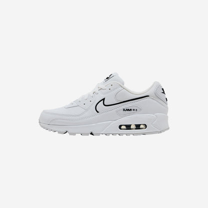 Nike Air Max 90 White Black Outlined Swoosh