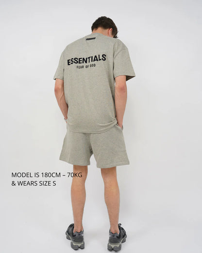 Fear of God Essentials Dark Oatmeal Summer Set