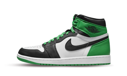Air Jordan 1 High Black Lucky Green