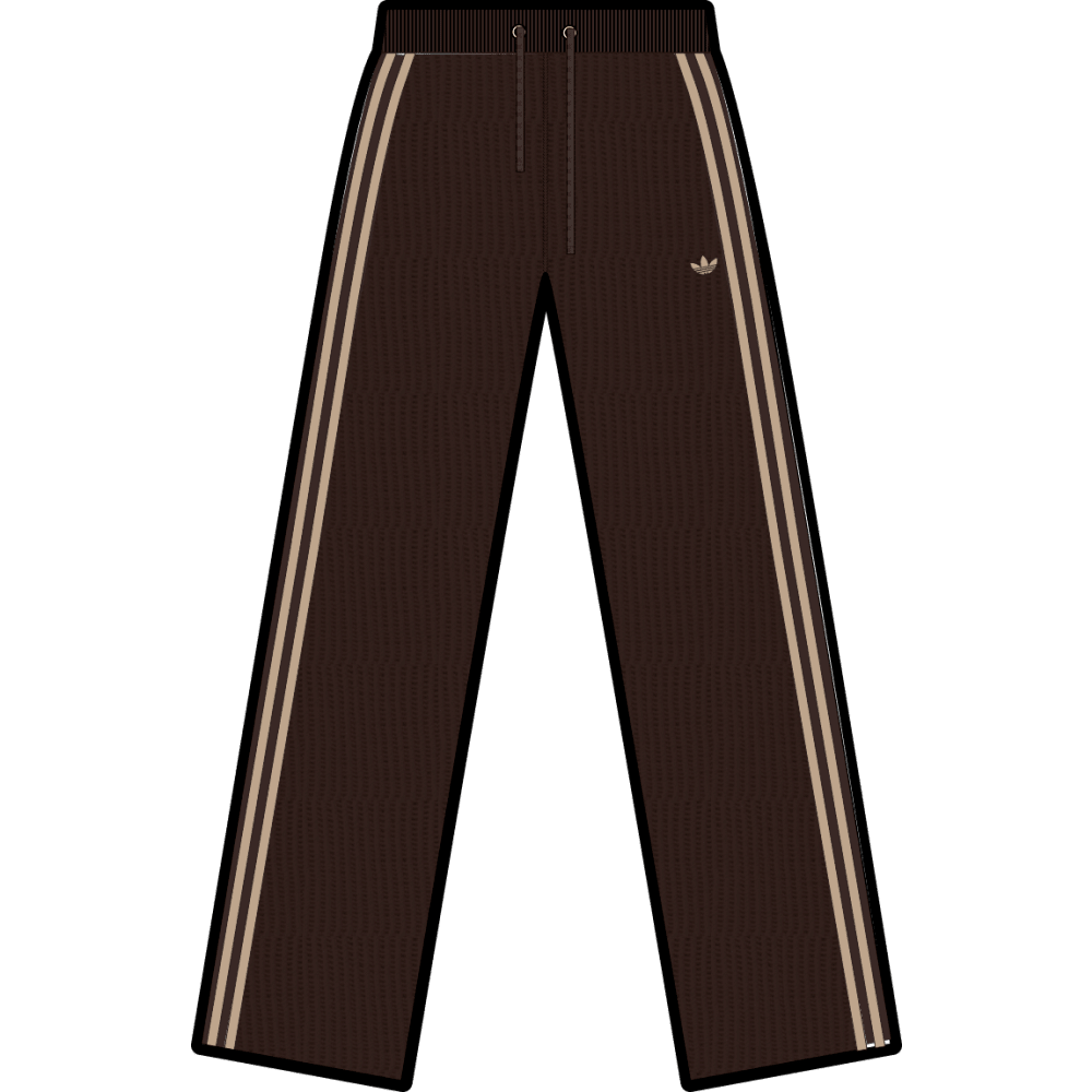 Adidas Crochet Track Pants Aurora Coffee Magic Beige KQ6656 — Abbigliamento Adidas su LAB19