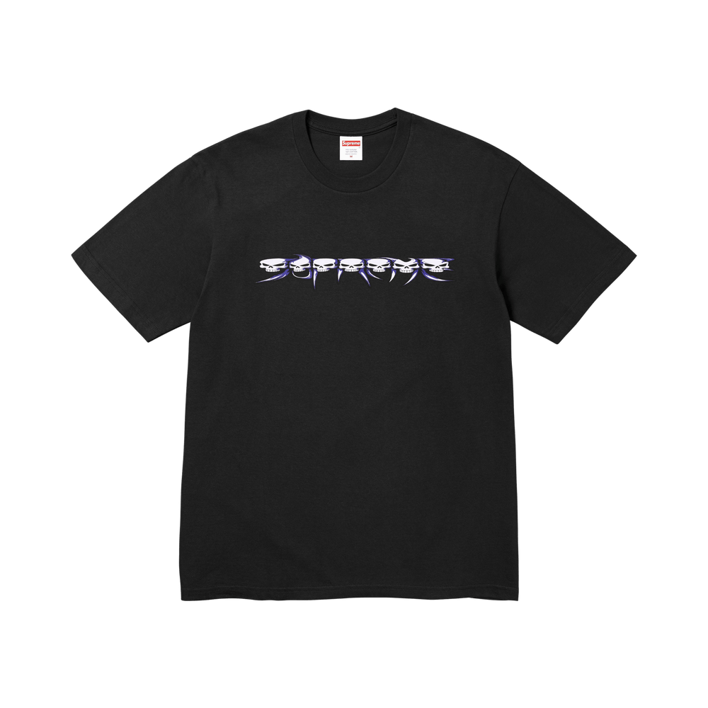 Supreme Skulls Spellout Tee 'Black' FW26T24-BLACK — Abbigliamento Supreme su LAB19