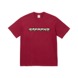 Supreme Skulls Spellout Tee 'Cardinal'