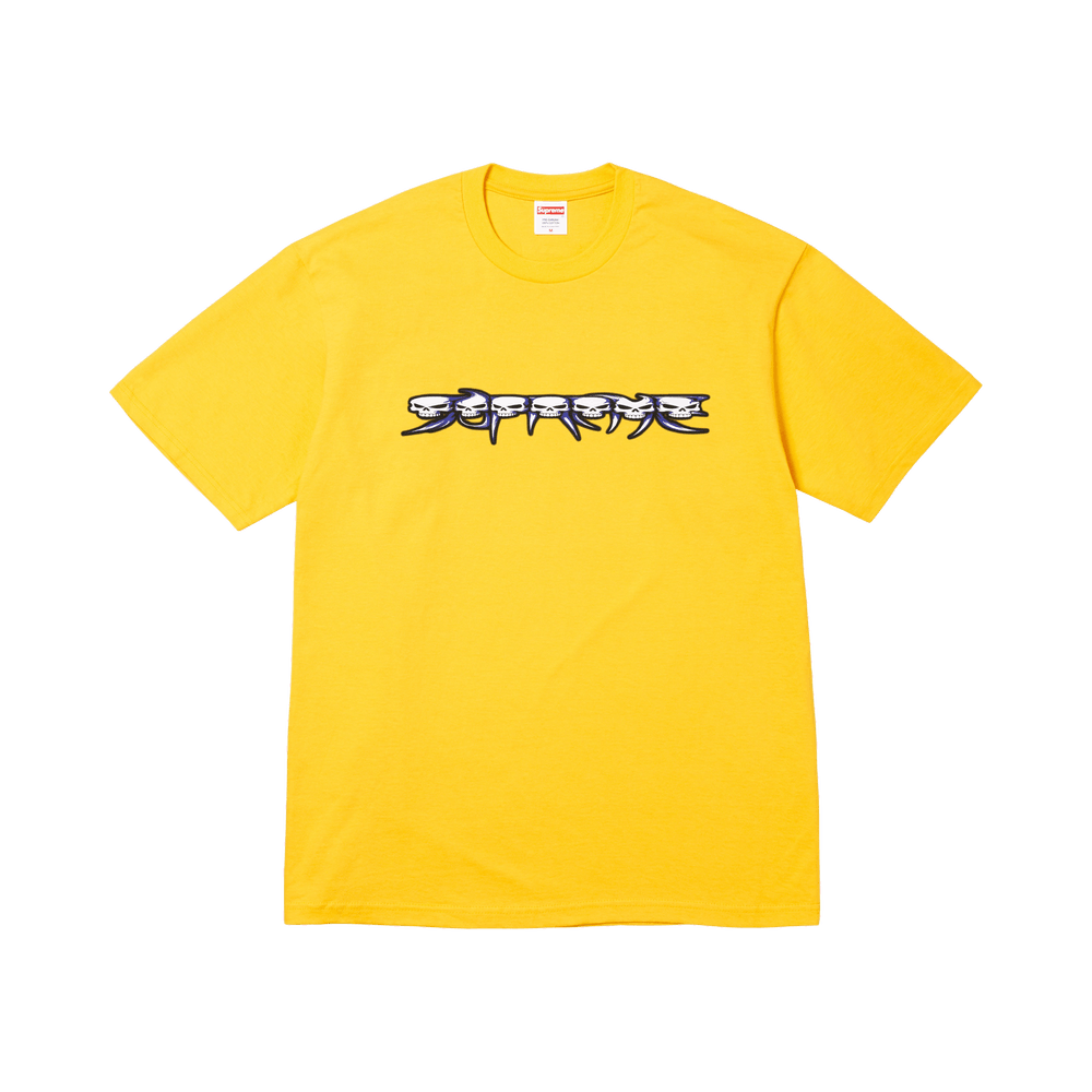 Supreme Skulls Spellout Tee 'Yellow' FW26T24-YELLOW — Abbigliamento Supreme su LAB19
