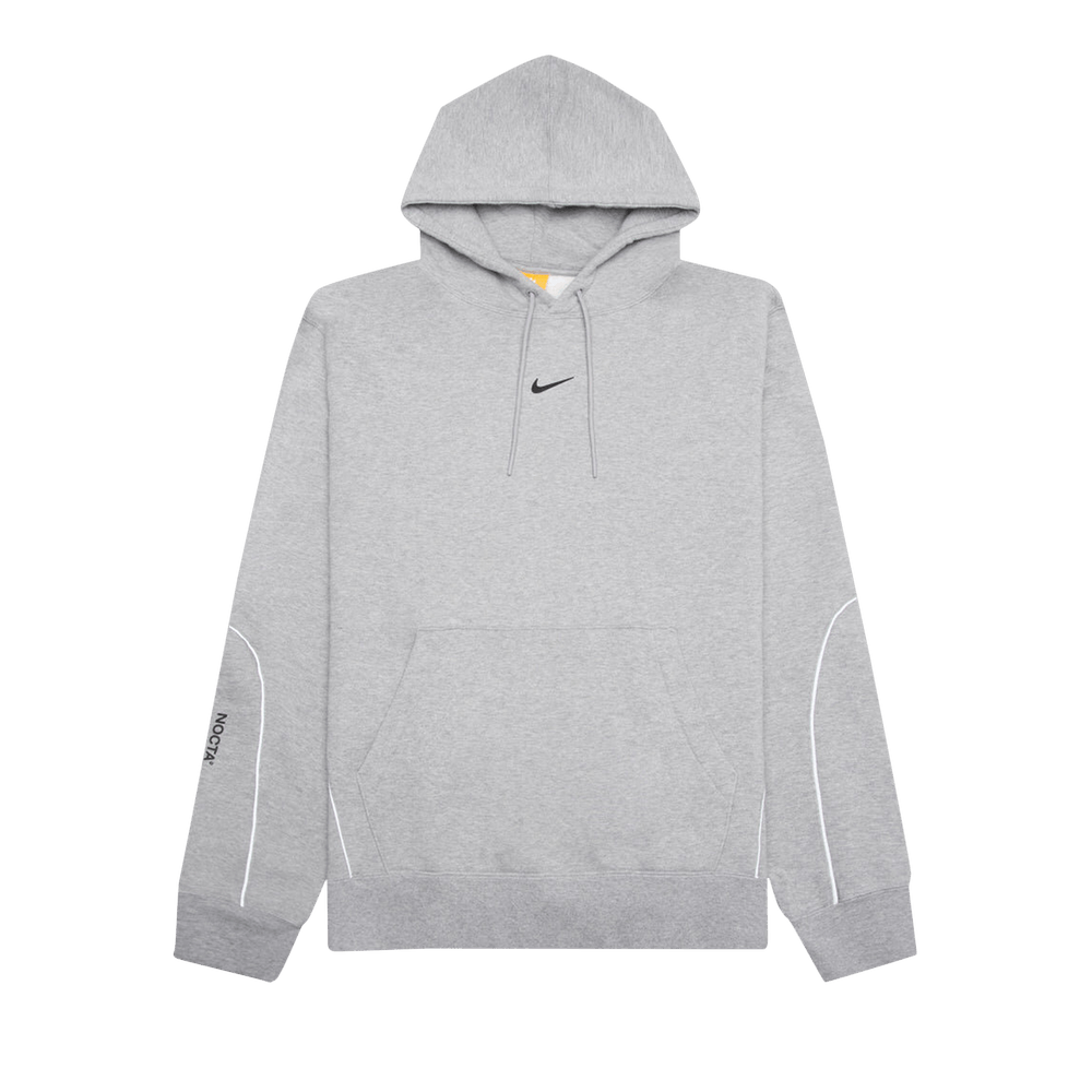 Nike x NOCTA CS Pullover Hoodie Dark Grey Heather/Matte Silver/Black FN7659-063 — Abbigliamento Nike su LAB19