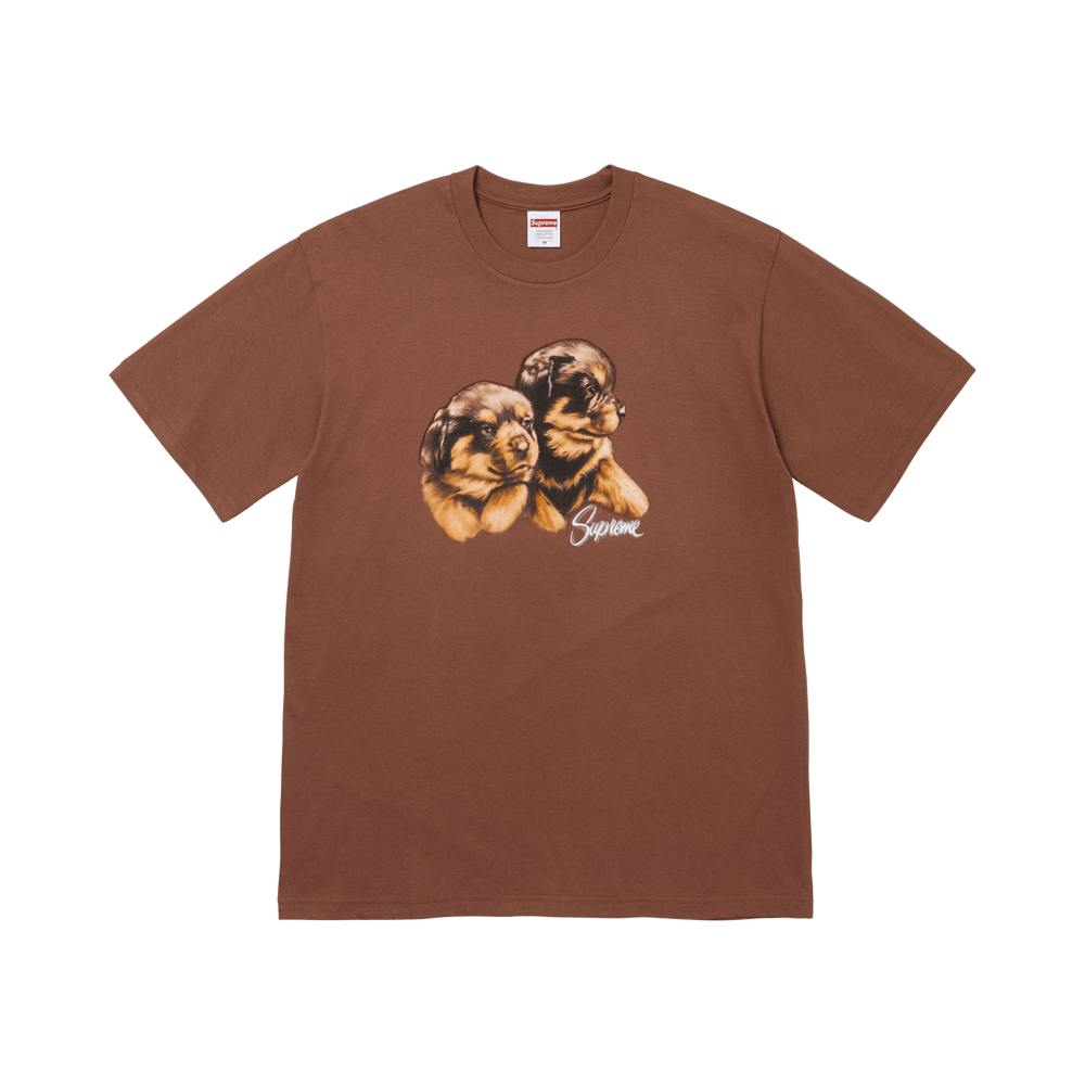 Supreme Puppies Tee 'Brown' FW26T33-BROWN — Abbigliamento Supreme su LAB19