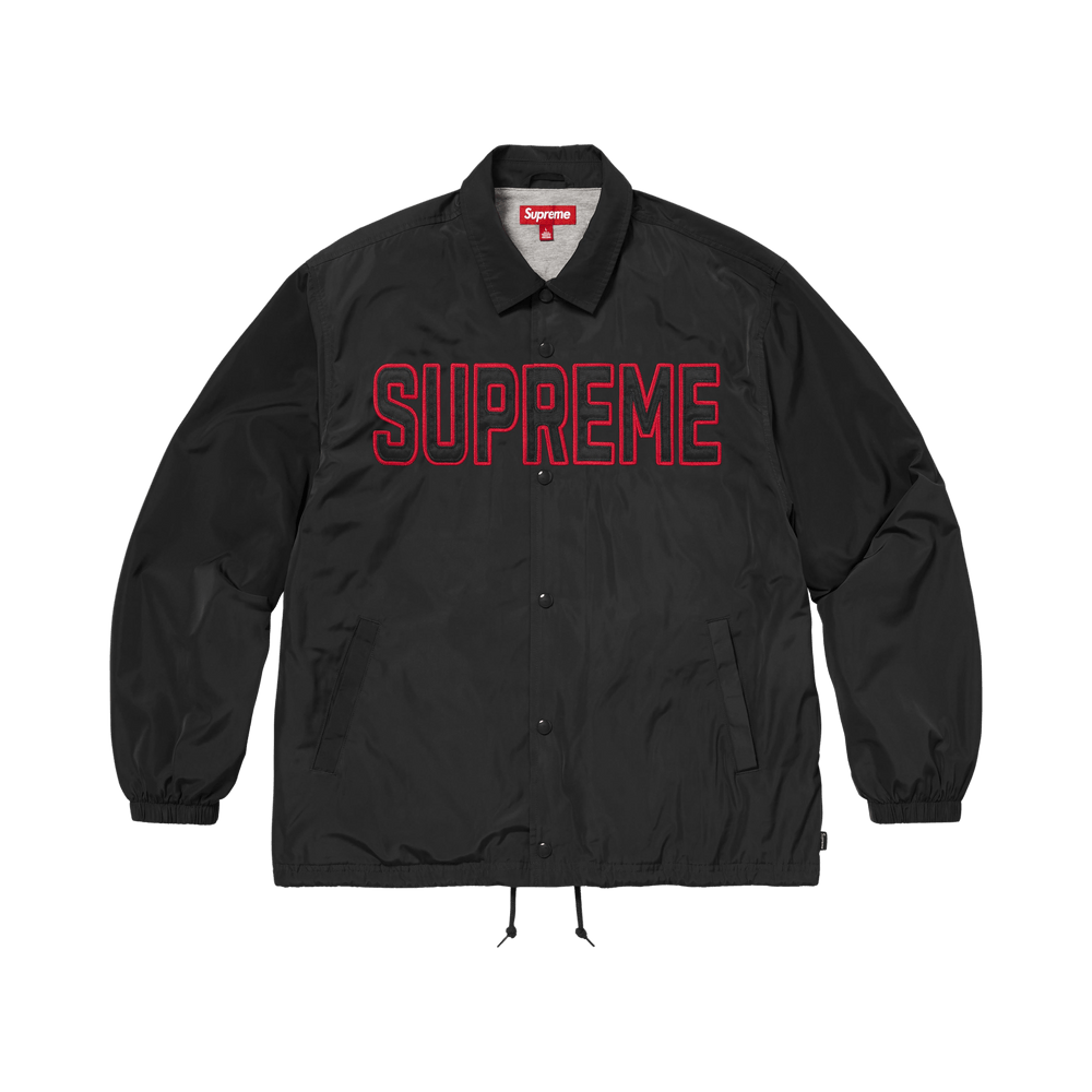 Supreme Spellout Coaches Jacket 'Black' SS26J106-BLACK — Abbigliamento Supreme su LAB19