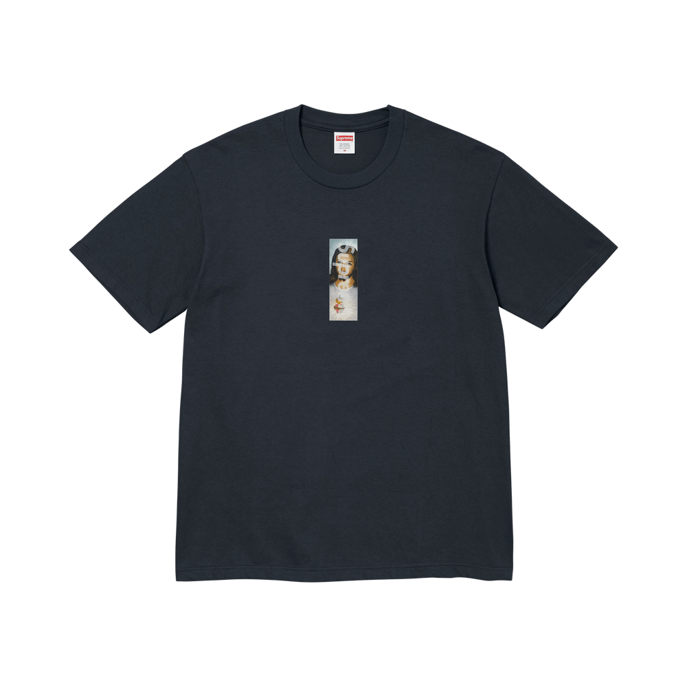 Supreme Prayer Card Box Logo Tee 'Navy' FW26T68-NAVY — Abbigliamento Supreme su LAB19