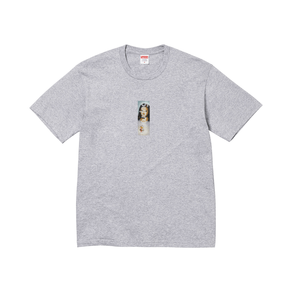 Supreme Prayer Card Box Logo Tee 'Heather Grey' FW26T68-HEATHER-GREY — Abbigliamento Supreme su LAB19