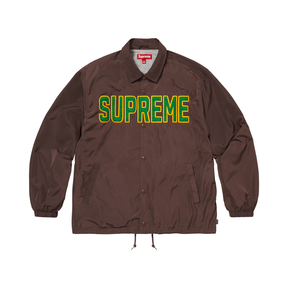 Supreme Spellout Coaches Jacket 'Brown' SS26J106-BROWN — Abbigliamento Supreme su LAB19