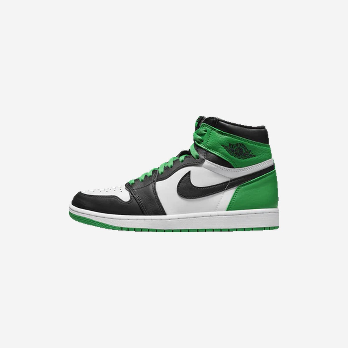 Air Jordan 1 High Black Lucky Green