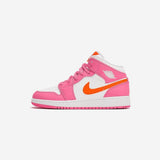 Air Jordan 1 Mid Pinksicle Safety Orange