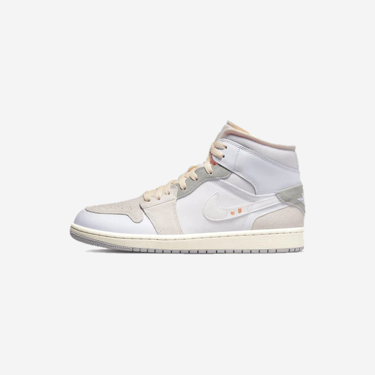 Air Jordan 1 Mid SE Craft Inside Out White Grey