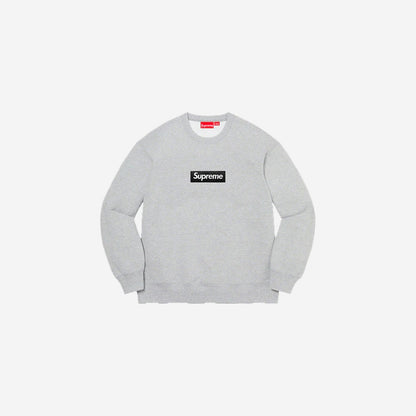 Supreme Box Logo Crewneck Heather Grey