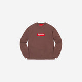Supreme Box Logo Crewneck Brown