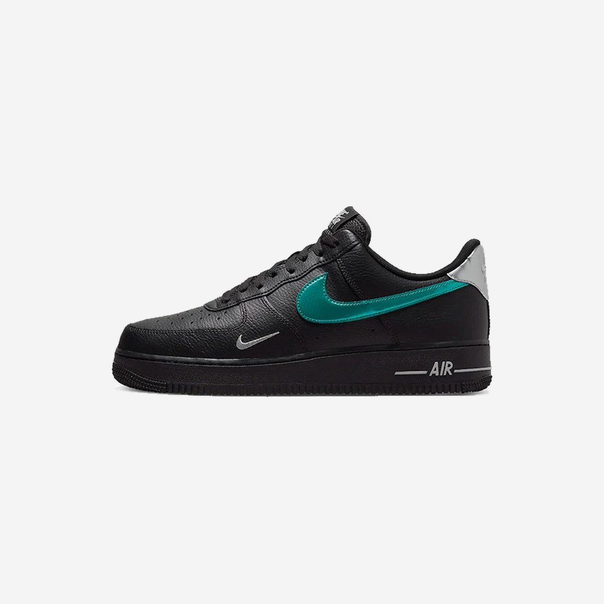 Nike Air Force 1 '07 Low Black Blue Lightning