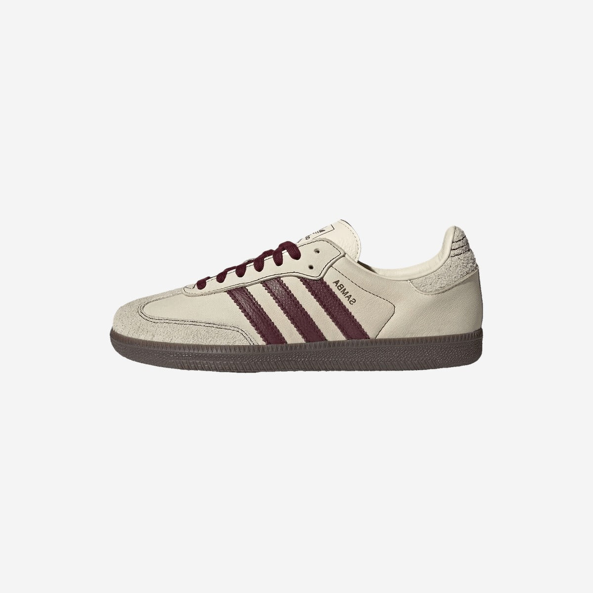 Adidas Samba OG Wonder White Maroon