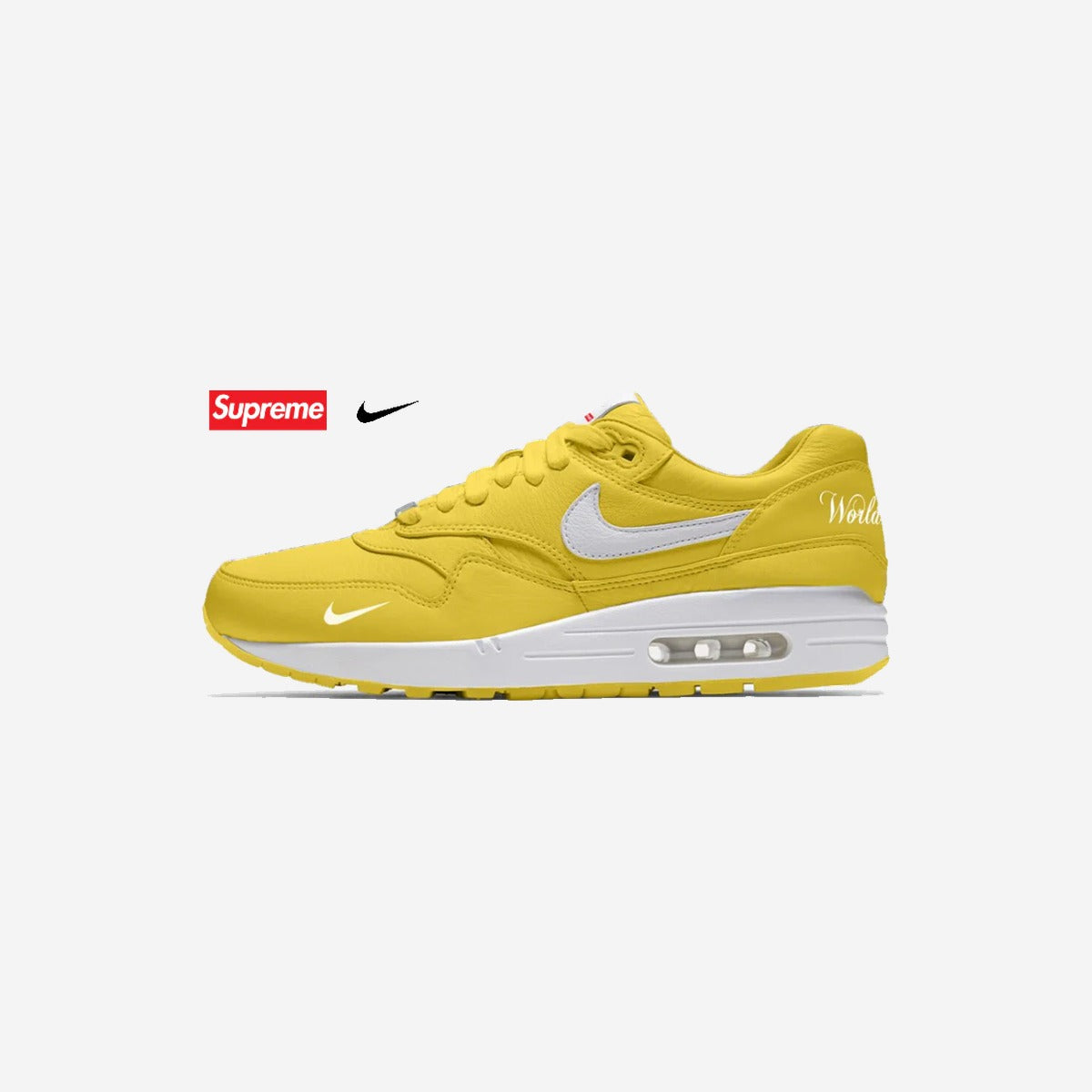 Nike Air Max 1 \&87 SP Supreme Speed Yellow