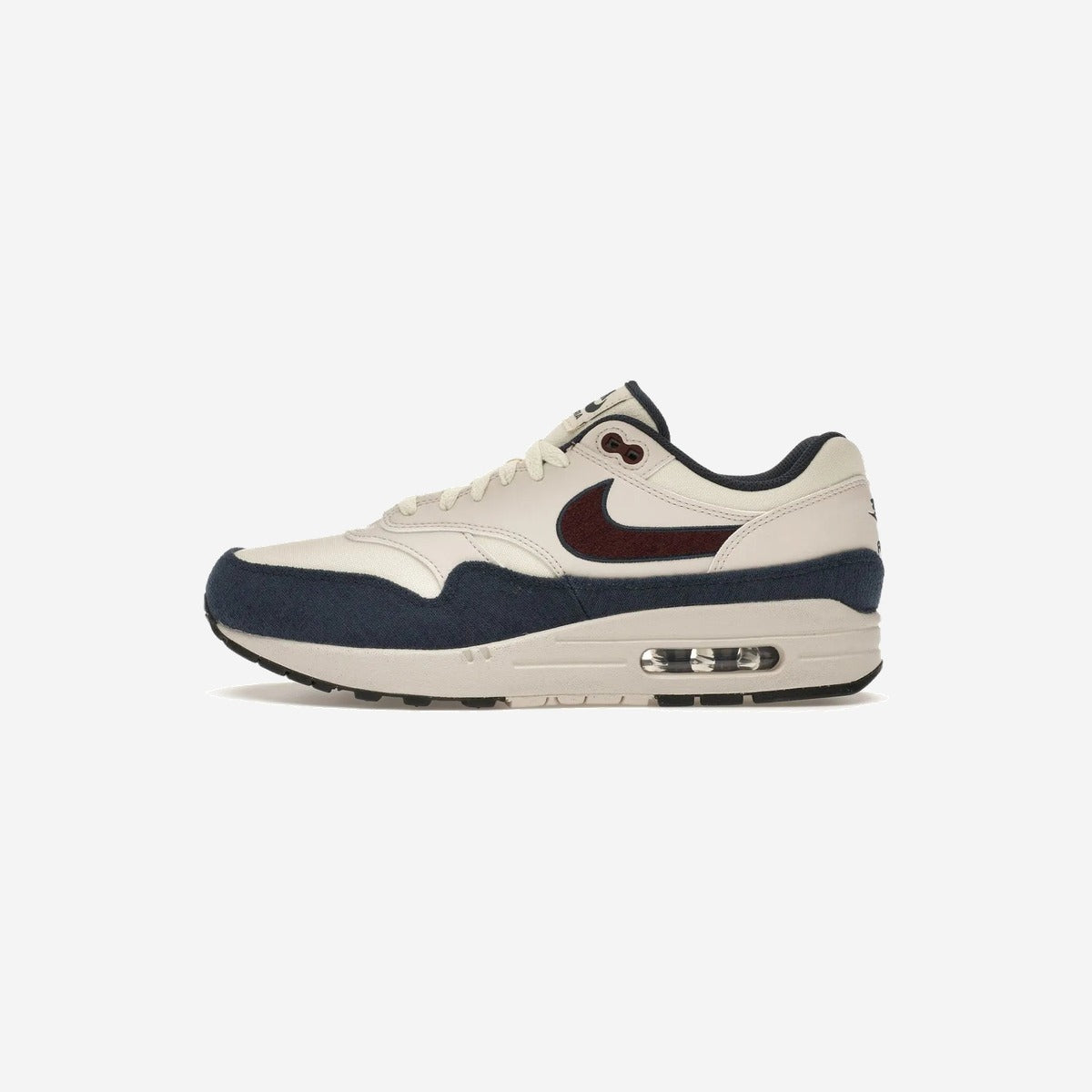 Nike Air Max 1 Coconut Milk Burgundy Crush Navy