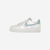 Nike Air Force 1 Low \&07 Essential White University Blue Gingham