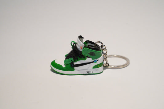 Jordan 1 High Off White Green (portachiavi)