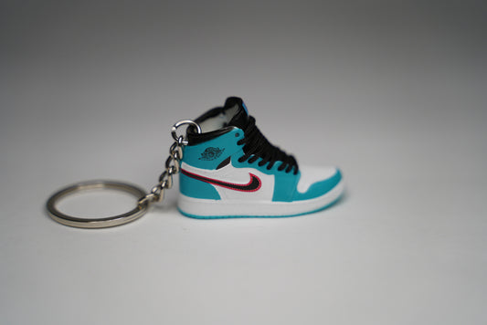 Jordan 1 High Light Blue Red Swoosh