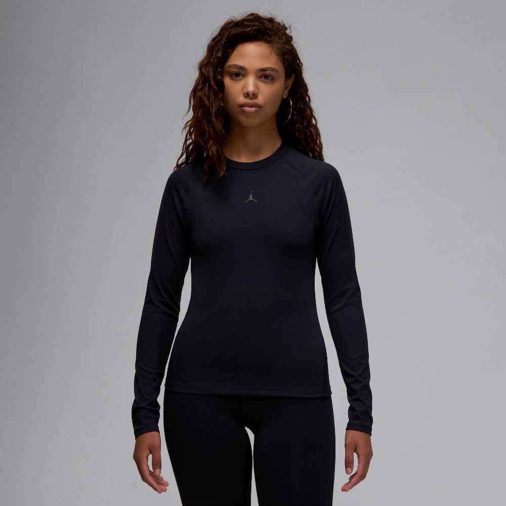 Jordan Sport Women's Long-Sleeve Bodycon Top Black FV6930-010 — Abbigliamento Air Jordan su LAB19