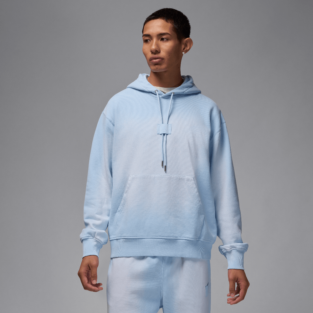 Jordan Flight Fleece Men's Pullover Hoodie Hydrogen Blue FV7249-407 — Abbigliamento Air Jordan su LAB19