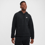 Nike Club Men's Winterized Pullover Hoodie Black/White