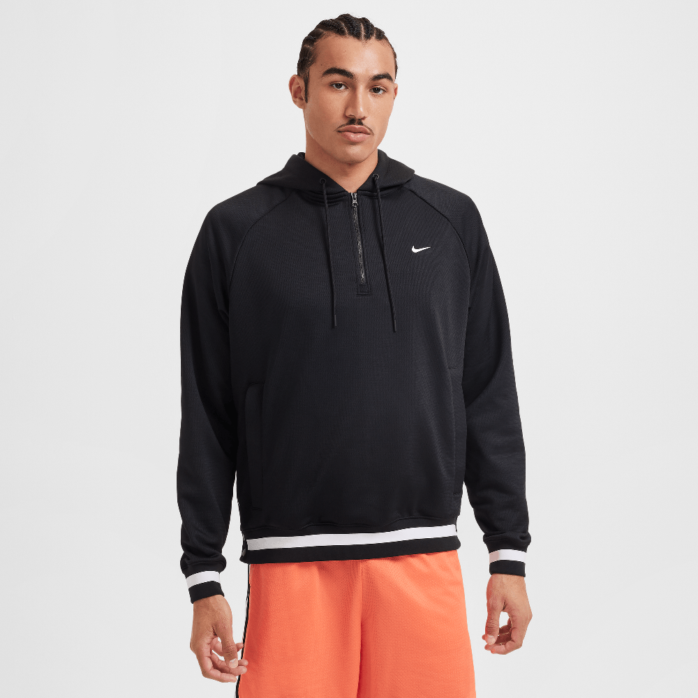 Nike DNA Men's Therma-FIT 1/4-Zip Basketball Hoodie Black/White FZ0664-010 — Abbigliamento Nike su LAB19