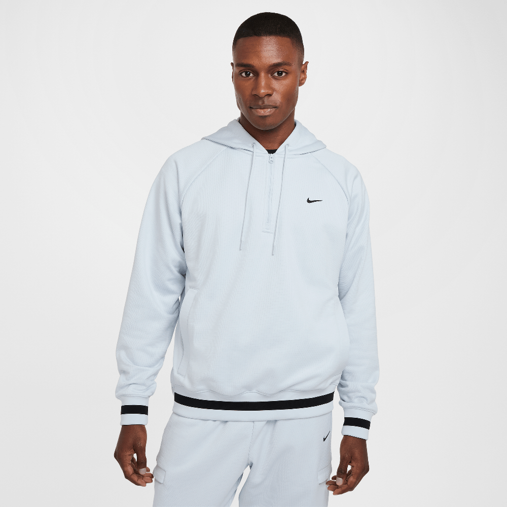 Nike DNA Men's Therma-FIT 1/4-Zip Basketball Hoodie Pure Platinum/Black FZ0664-043 — Abbigliamento Nike su LAB19