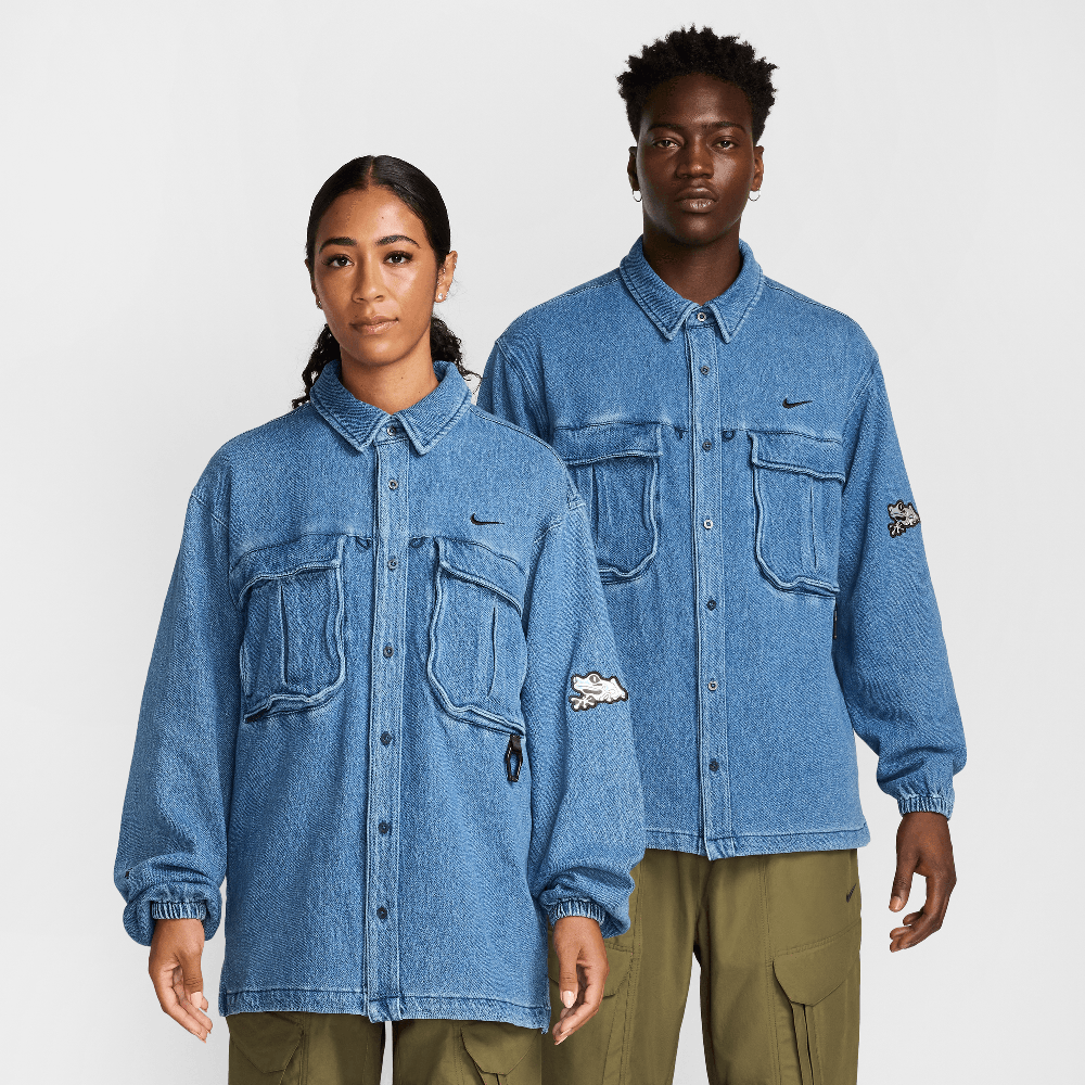 Nike x NOCTA Opal Lily Pad Denim Shirt Blue Denim FZ3260-486 — Abbigliamento Nike su LAB19
