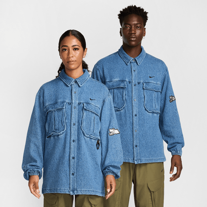 Nike x NOCTA Opal Lily Pad Denim Shirt Blue Denim FZ3260-486 — Abbigliamento Nike su LAB19