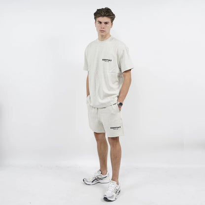 Fear of God Essentials Light Oatmeal Summer Set