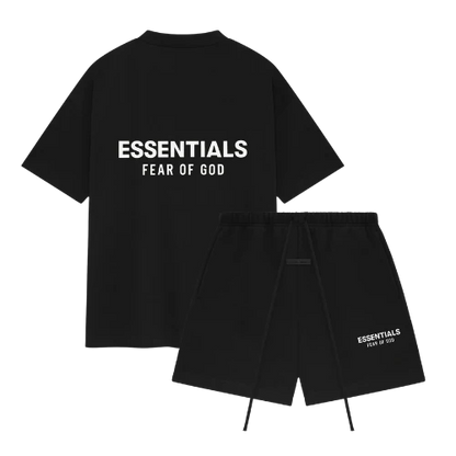 Fear of God Essentials SS25 Jet Black Summer Set
