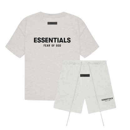 Fear of God Essentials Light Oatmeal Summer Set