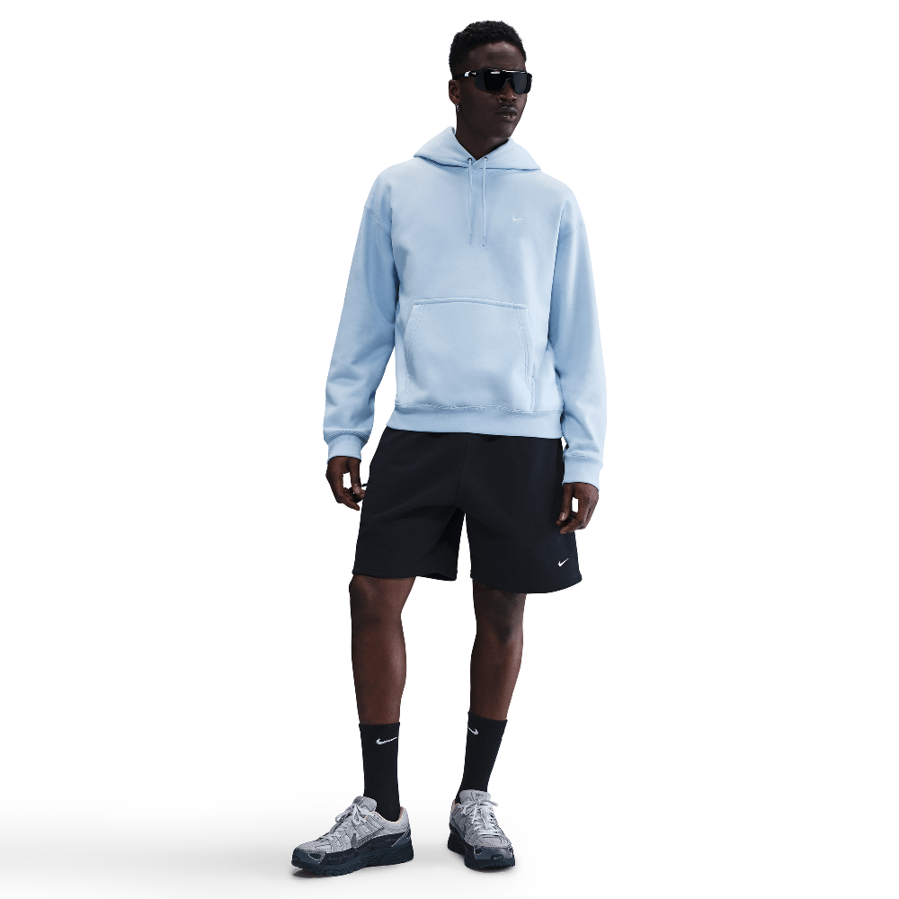 Nike Solo Swoosh Men's Pullover Hoodie Celestine Blue/Celestine Blue/White HV1082-441 — Abbigliamento Nike su LAB19