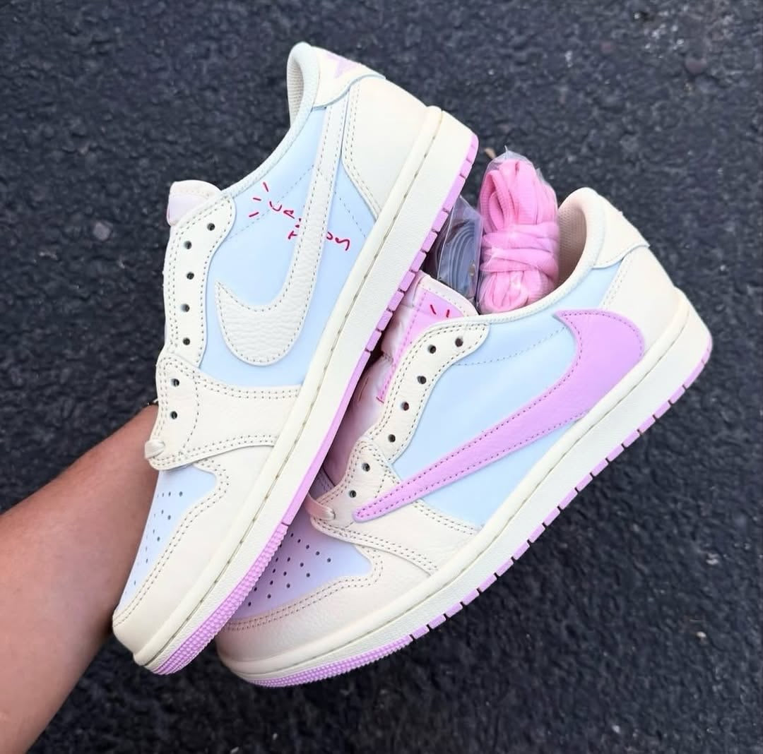 Air Jordan 1 Retro Low OG SP Travis Scott Shy Pink