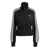 Adidas Smocked Firebird Track Top Black