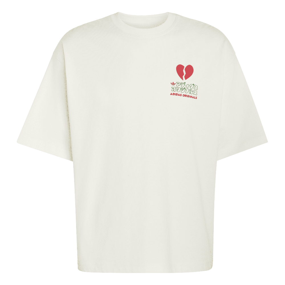 Adidas V-DAY HEART BROKEN CAT GRAPHIC T-Shirt KW6396 — Abbigliamento Adidas su LAB19