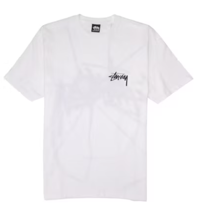 Stüssy Shattered Tee Bianco 8 Ball