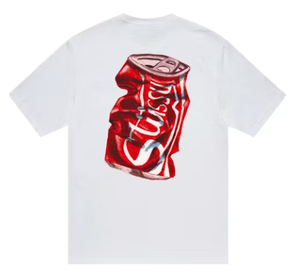 Stüssy Soda Can Tee Bianco