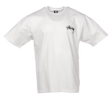 Maglietta Stussy Fuzzy Dice bianco