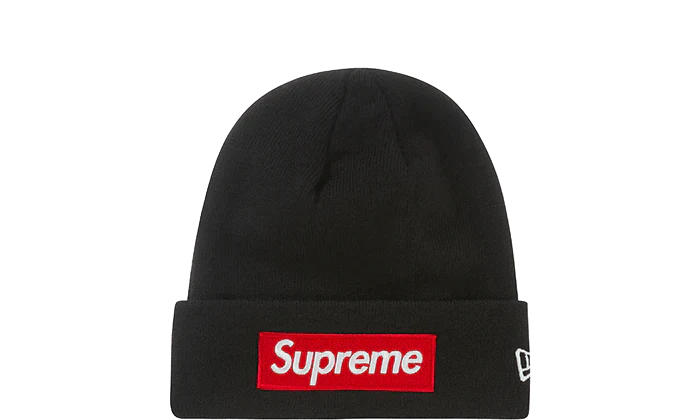 New Era Supreme Box Logo Beanie (FW22) Black