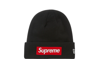 New Era Supreme Box Logo Beanie (FW22) Black