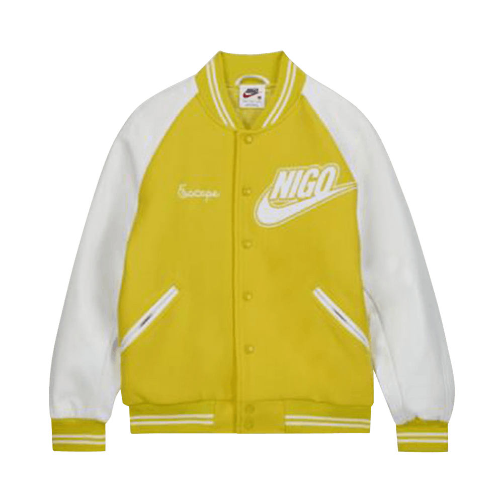 Nike x Nigo NRG Varsity Jacket Yellow FV5670-735 — Abbigliamento Nike su LAB19