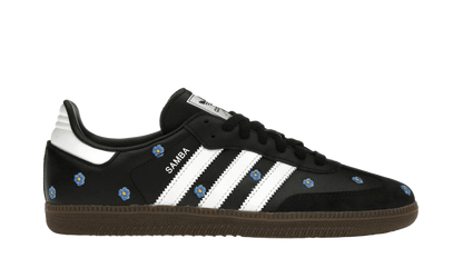 Samba Light Blue Floral Core Black - IF4397